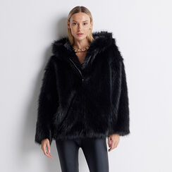 ABBIGLIAMENTO PELLICCIA FUR NERO, Primadonna, 22B402316FUNEROUNI, 001a