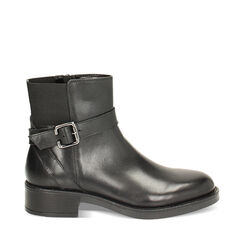 Boot noire en cuir, Primadonna, 24S212036PENERO036, 001a