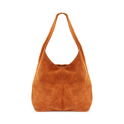 Borsa a spalla donna camoscio cognac, Primadonna, 240802577CMCOGNUNI, 003 preview
