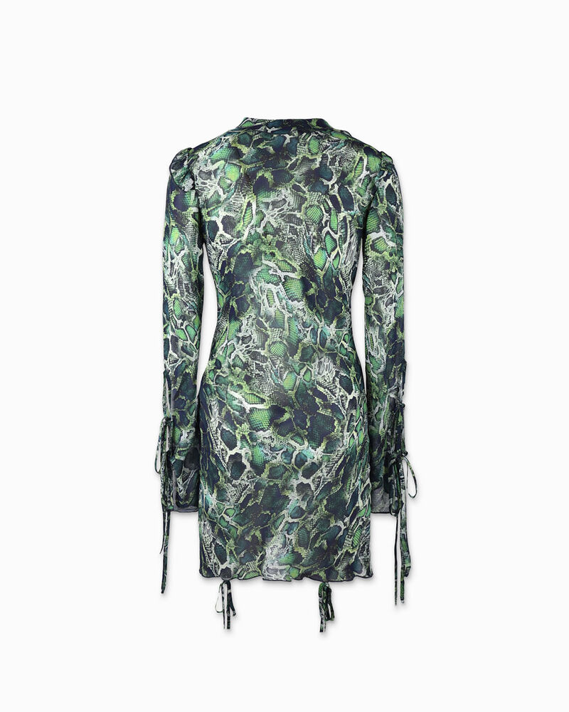 Vestito donna verde corto image number null