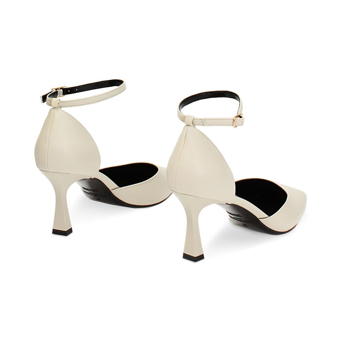 Décolleté Open Shank Nude Con Punta Tonda, Tacco 10 Cm | Primadonna Collection