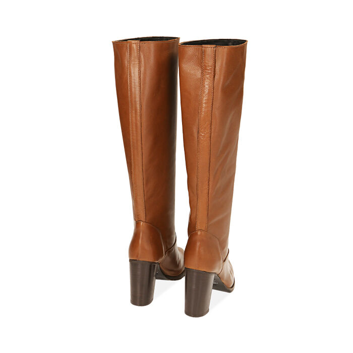 Stivali donna clearance cognac