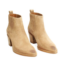 BOOTS RAIN DEMI-BOOT TEXAN SUEDE TAUP, Primadonna, 27T382016CMTAUP037, 002a