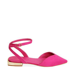 Ballerine slingback fucsia in microfibra, Primadonna, 214934622MFFUCS036, 001a