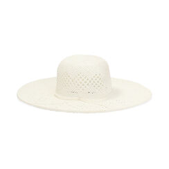 ACCESSORI CAPPELLO PAGLIA BIAN, Primadonna, 25J900123PGBIANUNI, 001 preview