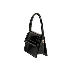 Mini sac femme noir en vernis, Primadonna, 255130057VENEROUNI, 003 preview