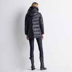 Piumino nero over, Primadonna, 226510111TSNEROL, 006 preview