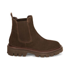 Stivaletti Chelsea testa di moro in camoscio, Primadonna, 22S211318CMMORO035, 001 preview