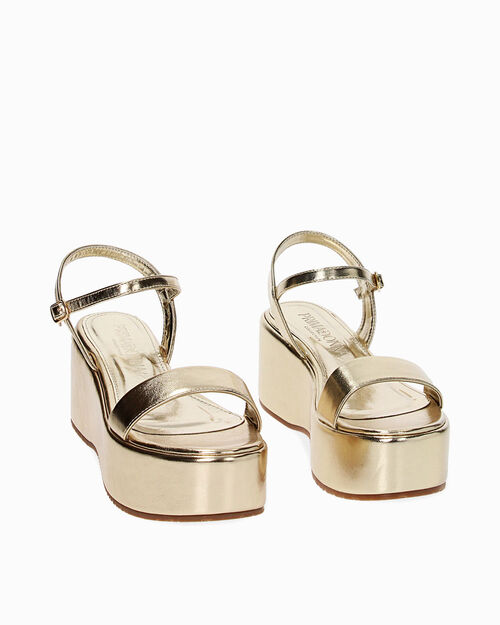 ZAPATOS CUNA LAMINADO OROG, GOLD