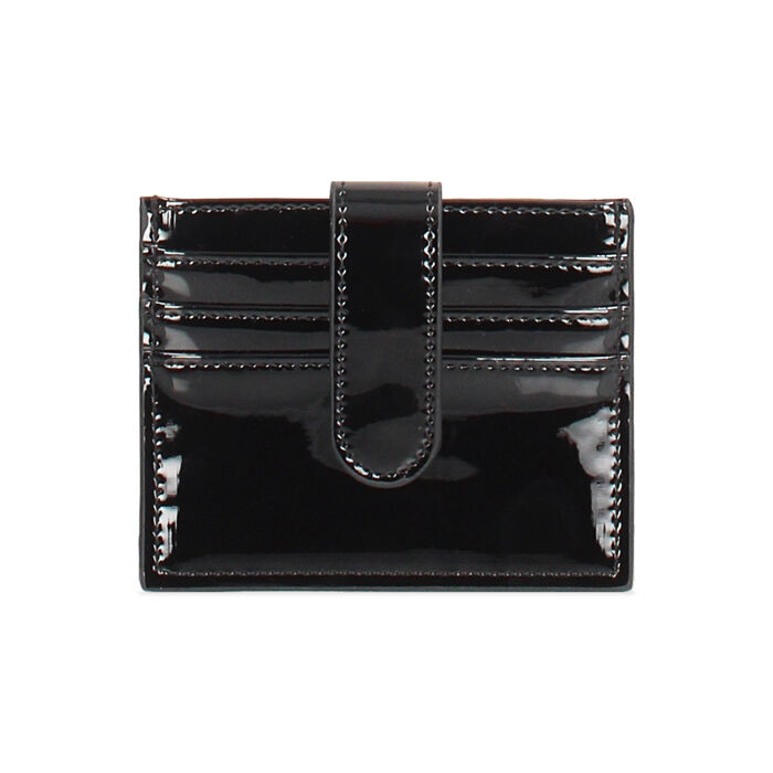 Portefeuille noir compact avec d&eacute;tails chic, Primadonna, 275127712VENEROUNI
