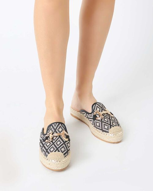 CHAUSSURES POUR FEMMES SABOT RAFFIA NEPA, MULTI COLOR