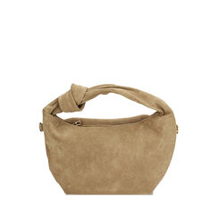 Bolso de mano taupe redondo, Primadonna, 240804465CMTAUPUNI, 001a