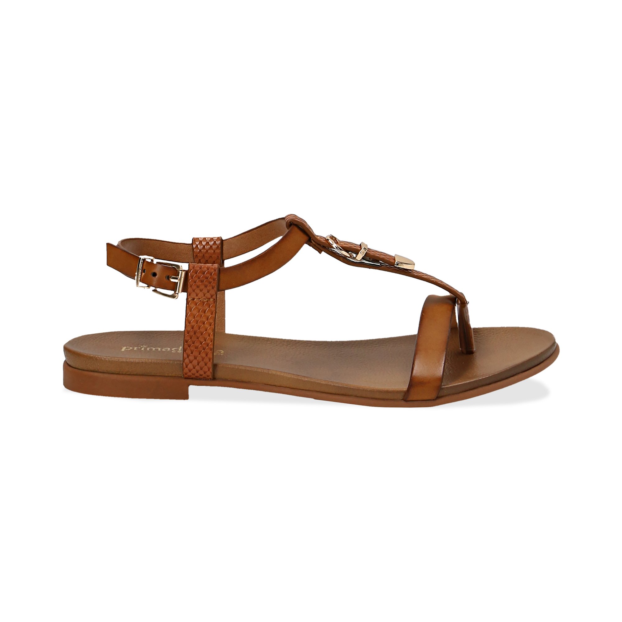 Sandali cuoio in eco-pelle donna | Primadonna Collection