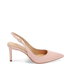 Décolleté slingback nude, tacco 7,6 cm, Primadonna, 232156704ABNUDE035, 001a