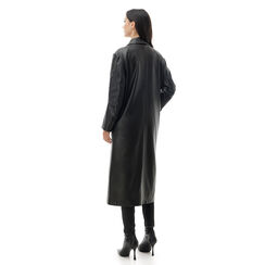 Trench nero lungo, 246523003EPNEROL, 002a