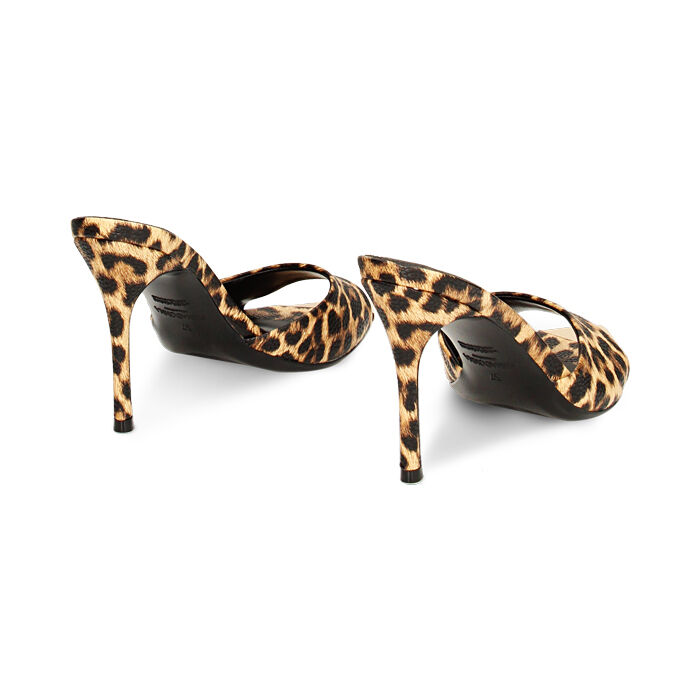 Mules Open Toe femme léopard | Primadonna Collection