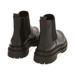 Chelsea boots neri, tacco 5 cm , Special Price, 180611251EPNERO035, 004 preview
