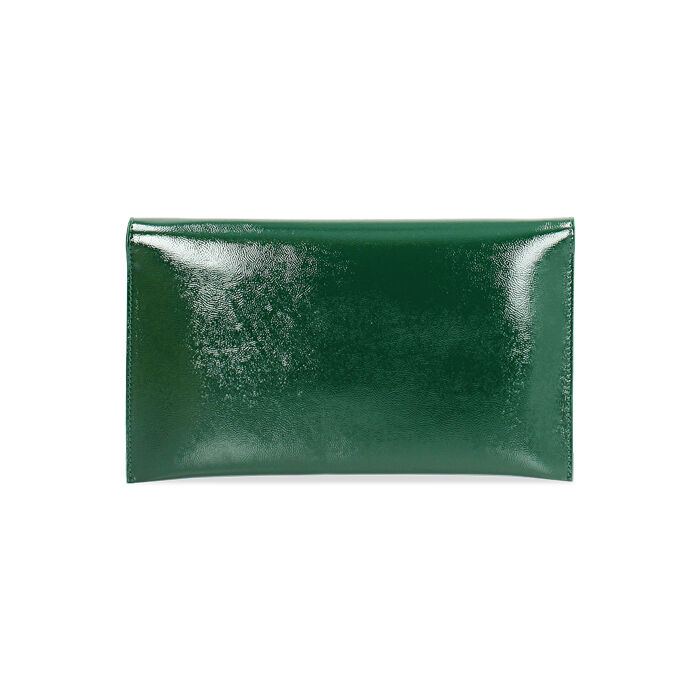 Clutch Purse Pochette Donna Verde Aqua Green Clutch Bag Made In Italy