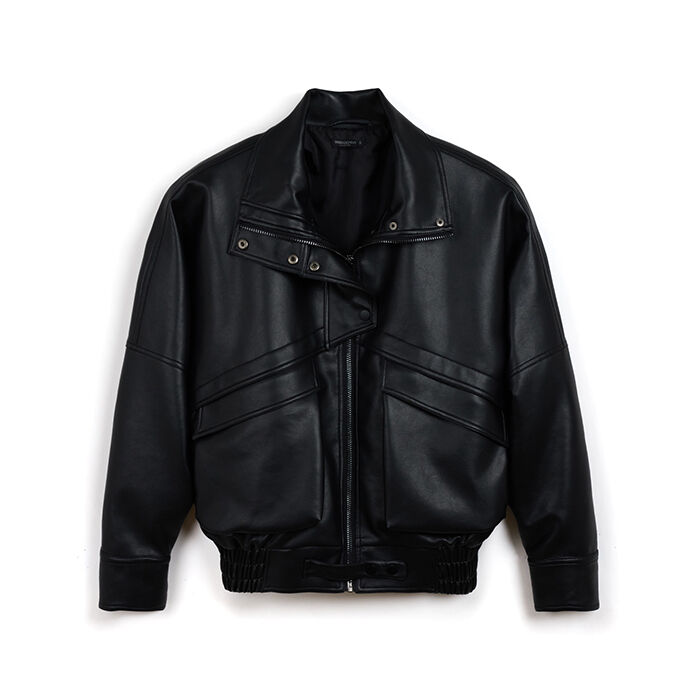 Cazadora negra en material ligero y moderno, Primadonna, 266541206EPNEROM