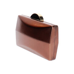 Clutch de mujer cobre en laminado, Primadonna, 255109704LMRAMEUNI, 003 preview