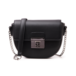 Borsa nera in eco-pelle ,