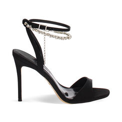 Sandales noires avec talon de 10 cm, Primadonna, 272162910RSNERO035, 001 preview