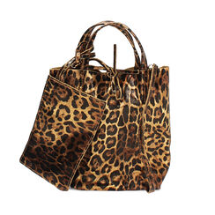 Sac à bandoulière femme léopard, Fin de Collection, 240804153LMLEOPUNI, 001a