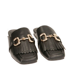 ZAPATOS ZUECO SINTETICO NERO, Primadonna, 214907822EPNERO036, 002a
