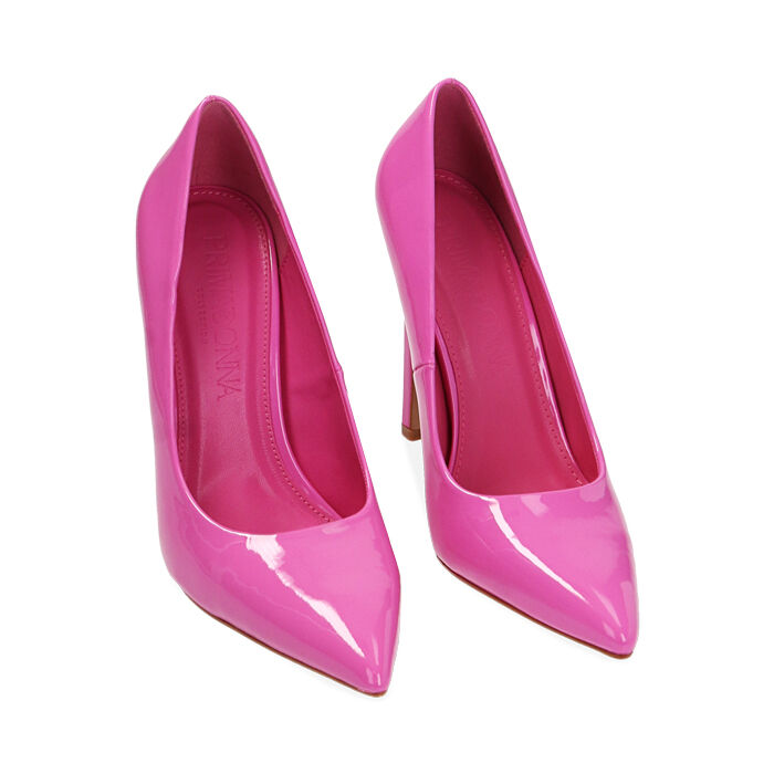 Decollete donna rosa in vernice tacco 11 5 cm Primadonna Collection