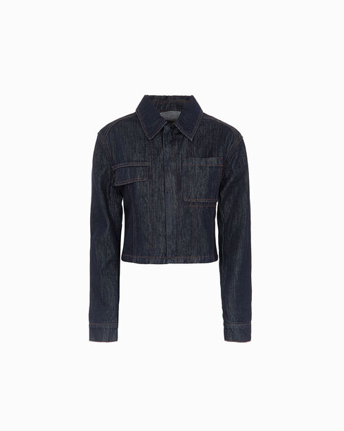 Cazadora vaquera con detalles chic, JEANS