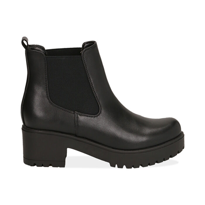 Stivaletto chelsea boot Tacco 2 cm nero | Barca Stores