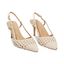 Zapato de sal&oacute;n crema tac&oacute;n 7 cm, Primadonna, 272103536EIPANN035, 003 preview