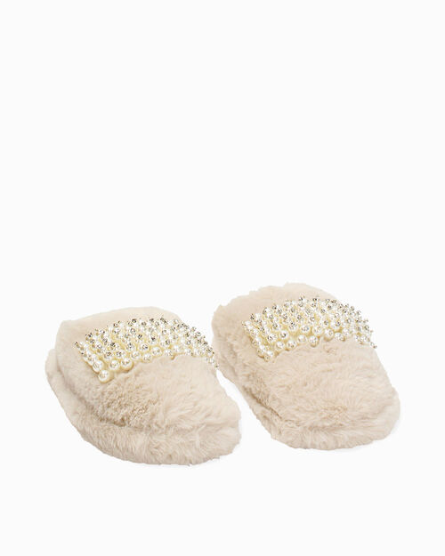 CHAUSSURES POUR FEMMES  FUR PANN, CREAM