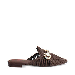 Sabot testa di moro dal design elegante, Primadonna, 274971502ERMORO035, 001a