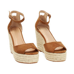 Cuñas de mujer coñac en microfibra, Primadonna, 254981950MFCOGN035, 003 preview