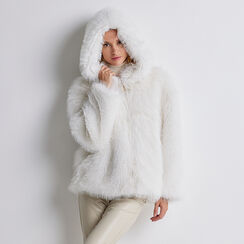 Cappotto maxi bianco, Primadonna, 22B402316FUBIANUNI, 003 preview
