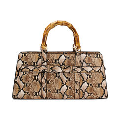 Sac à main femme marron en python, Primadonna, 25M740312PTMARRUNI, 001 preview