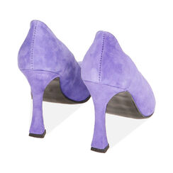 Salón de ante violeta, tacón de 10 cm, Primadonna, 20L670096CMVIOL037, 003 preview