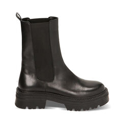 CALZATURA BEATLES PELLE NERO, Primadonna, 22N120001PENERO035, 001a