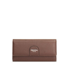 Portefeuille élégant en brun foncé, Primadonna, 265702125EPMOROUNI, 001a