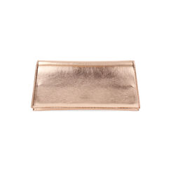 Pochette de mujer oro rosa en laminado, Primadonna, 255126220LMRAORUNI, 001 preview