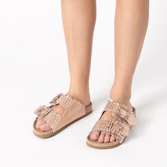 Fussbett de mujer rosa oro en laminado entrelazado, Primadonna, 257810601LIRAOR036, 002 preview