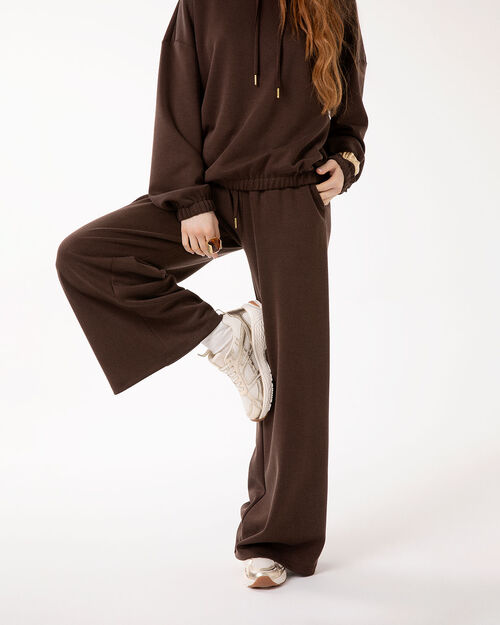 Sneakers beige con tacco 4 cm, BEIGE