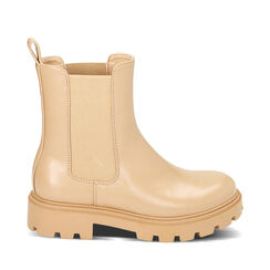 WOMEN SHOES BEATLES SYNTHETIC BEIG, Primadonna, 220610901EPBEIG039, 001a
