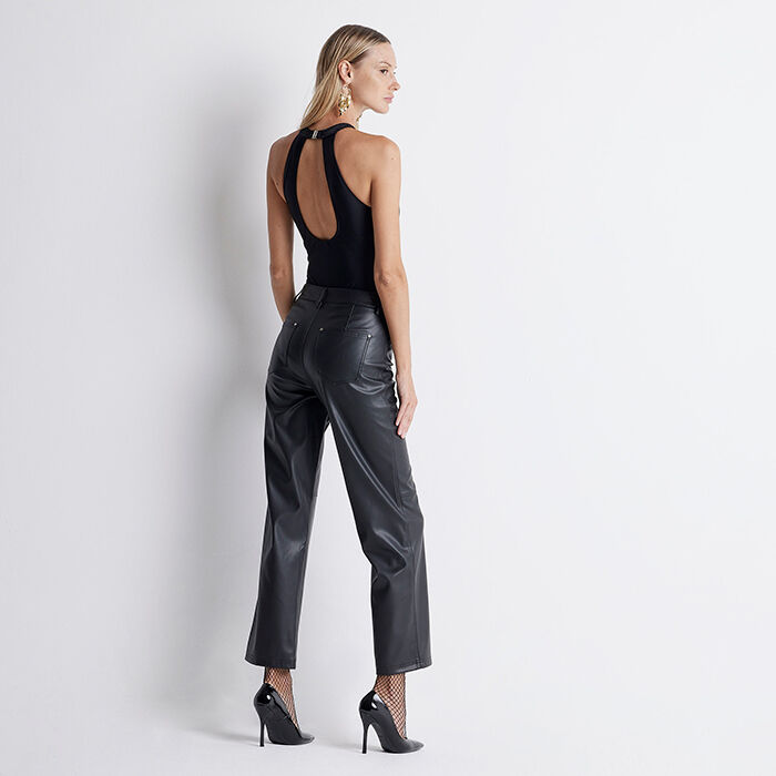 ABBIGLIAMENTO PANTALONE SINTETICO NERO
