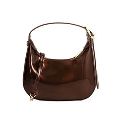 Mini bag testa di moro con tracolla rimovibile, Primadonna, 265125841SEMOROUNI, 001 preview