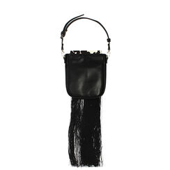 Mini bag nera in cavallino con tracolla, Primadonna, 26M750317CVNEROUNI, 004 preview