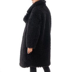 Maxi coat nero, Primadonna, 20B400014FUNEROUNI, 002a