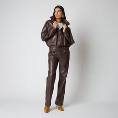 Giubbotto in testa di moro con dettagli trendy, Primadonna, 266541206EPMOROM, 002a