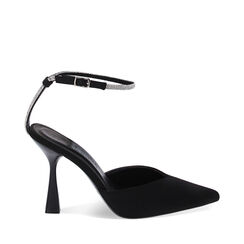 Zapatos de tacón Bailarinas negros en licra, Primadonna, 232193601LYNERO036, 001a